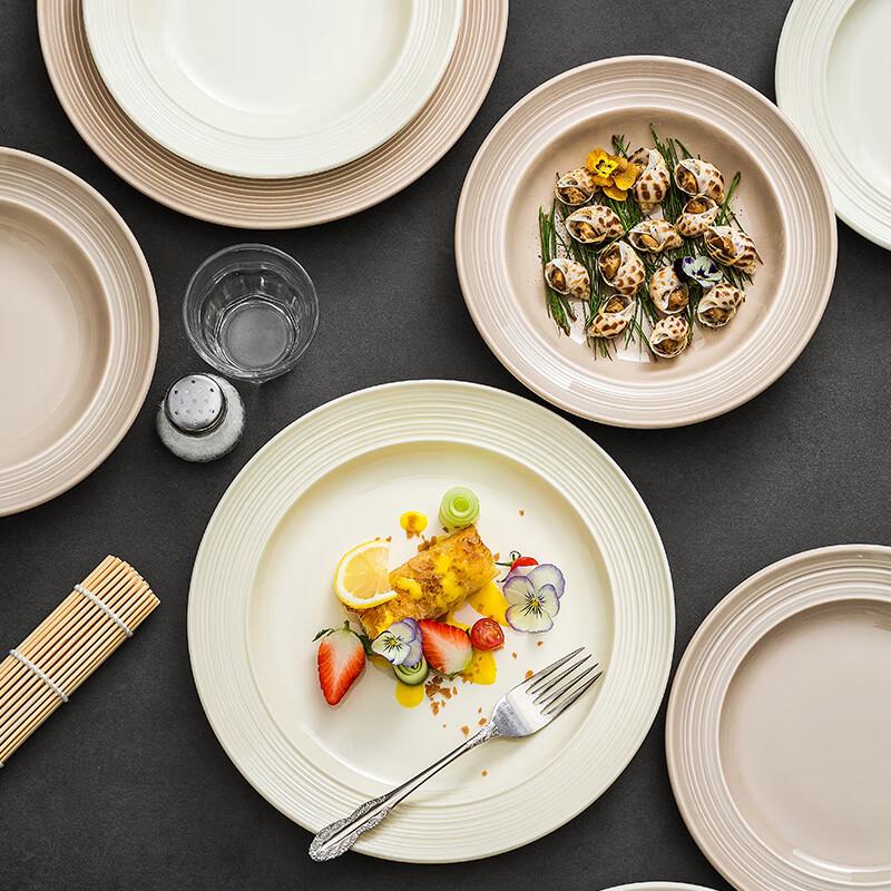 Stylish Round Ceramic Dinner Plate