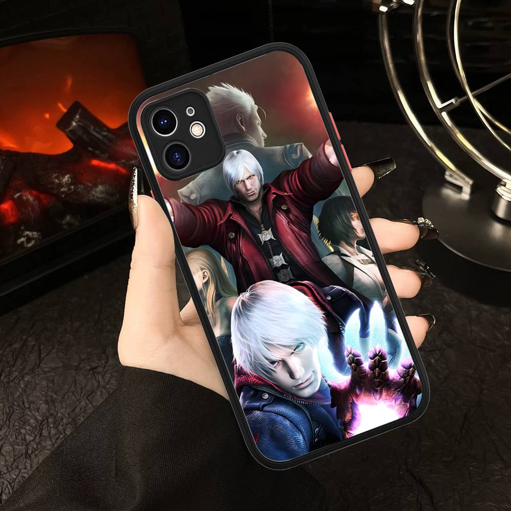 Classic Action Game D-Devil M-May C-Cry For Silicone Matte Phone Case For IPhone 16 Pro Max 15 14 13 12 11 X XS MAX