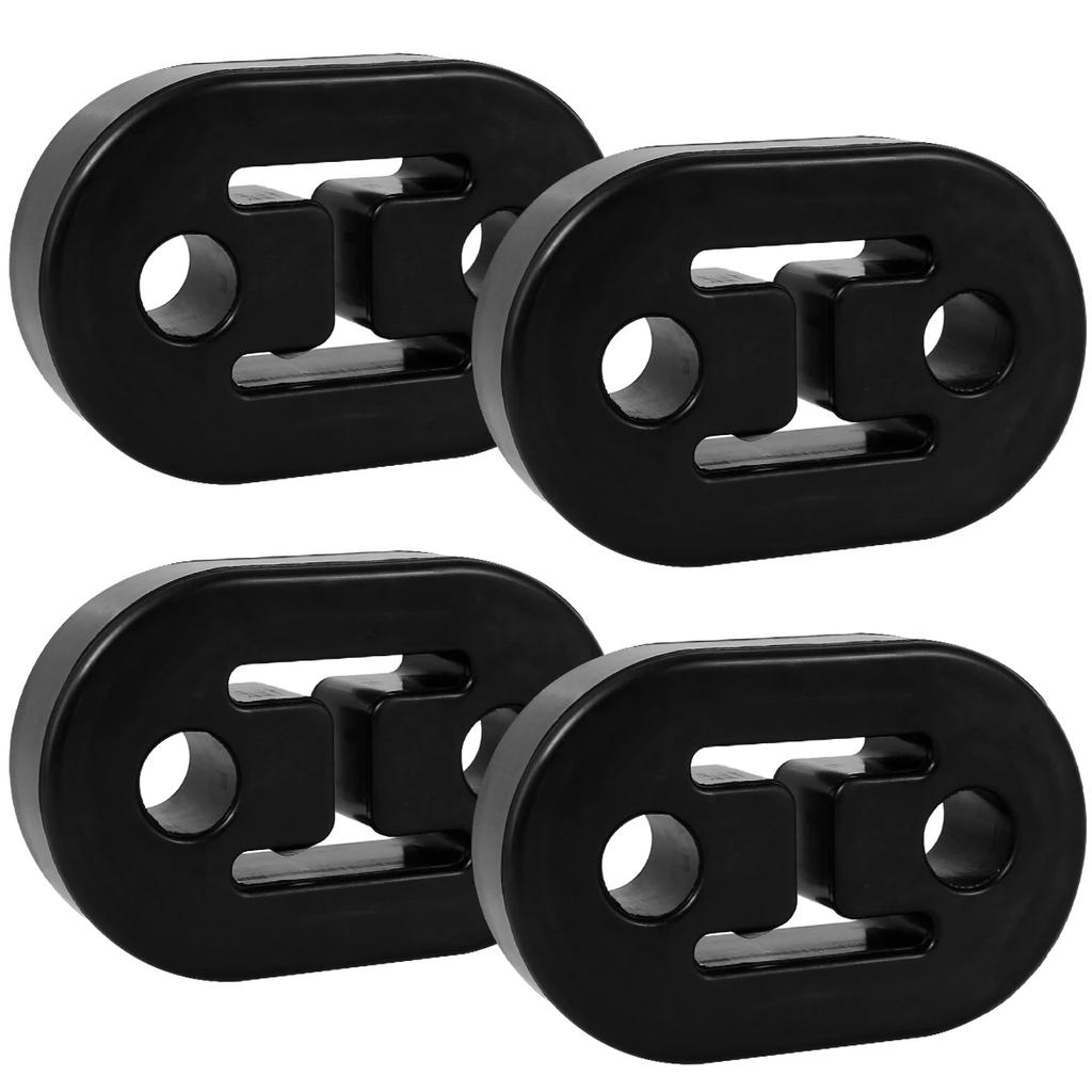 4Pcs Exhaust Pipe Hanger Rubber Exhaust Mount Bracket Shock Absorbent Heavy Duty Exhaust Insulator Universal Car Vehicle Exhaust