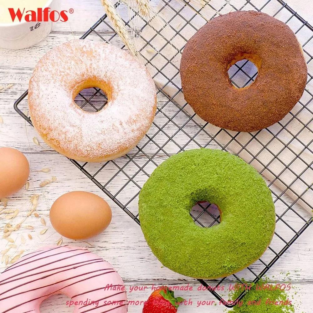 6 Holes Silicone Donut Mold Bagel Pan Non Stick Baking Heat Resistance Mini Cupcake Mould Doughnut Maker Pan Baking Tool