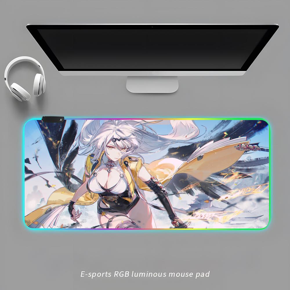 

Yixuan Коврик для мыши RGB Игровой коврик для мыши Настольный коврик HD Геймерский Большой светодиодный свет XXL Коврики для мыши RGB600x300x3mm