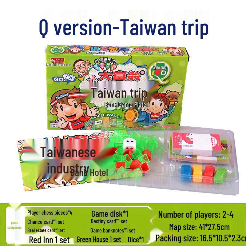 Monopoly Q: World Tour China Edition - Children's Educational Party Board Game