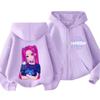 Kpop Demon Hunters Zip Up Sweatshirts Hoodie Coat Children Clothes Kid Girl Boy Sweatshirt Y2k Hoody Baby Casual Top