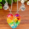 Bff Friendship Necklace, Magnetic Attraction Heart Necklace, Magnetic Necklace Set, Jewelry
