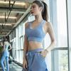 Damski sportowy biustonosz letni o wysokim wsparciu: Wstrząsoodporna kamizelka treningowa fitness zapobiegająca opadaniu