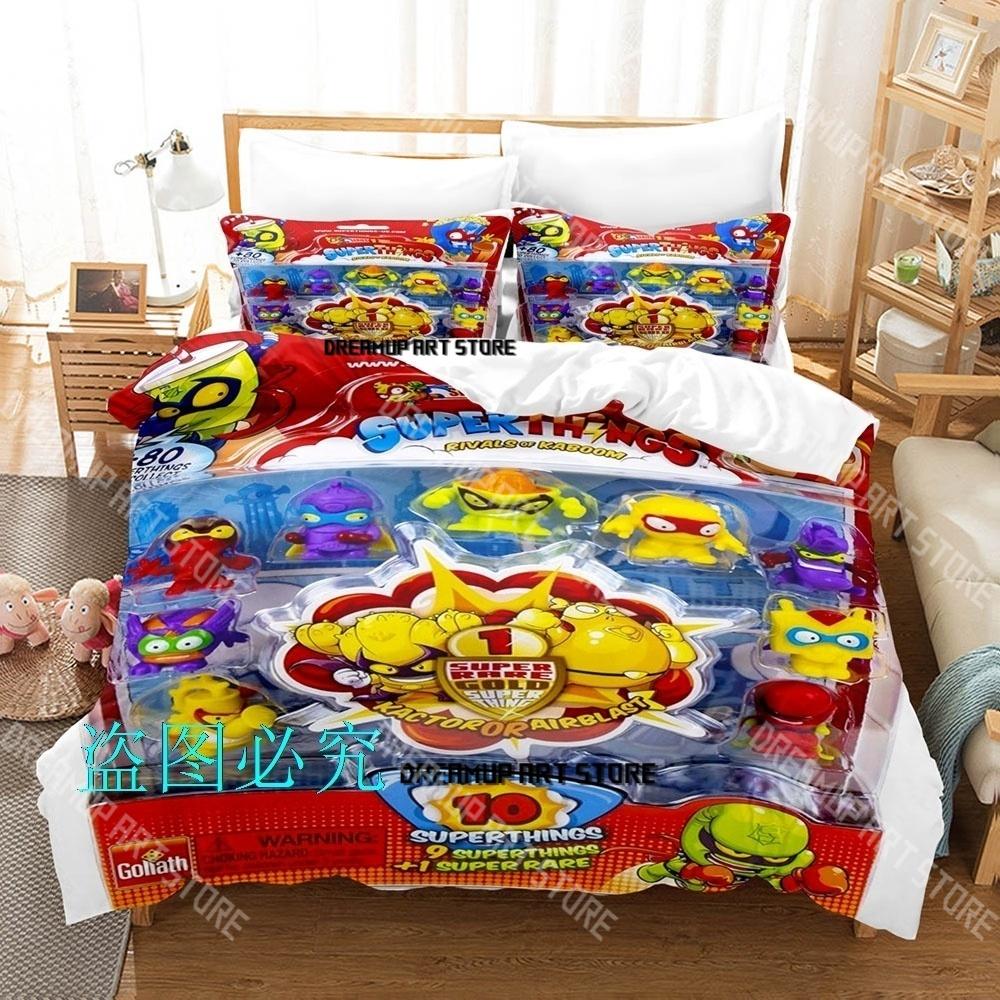 Fashion Super Zings Cute Cartoon Bedding Set Single Twin Full Queen King Size Bed Set Kids Bedroom Duvetcover Sets Bed Sheet Set