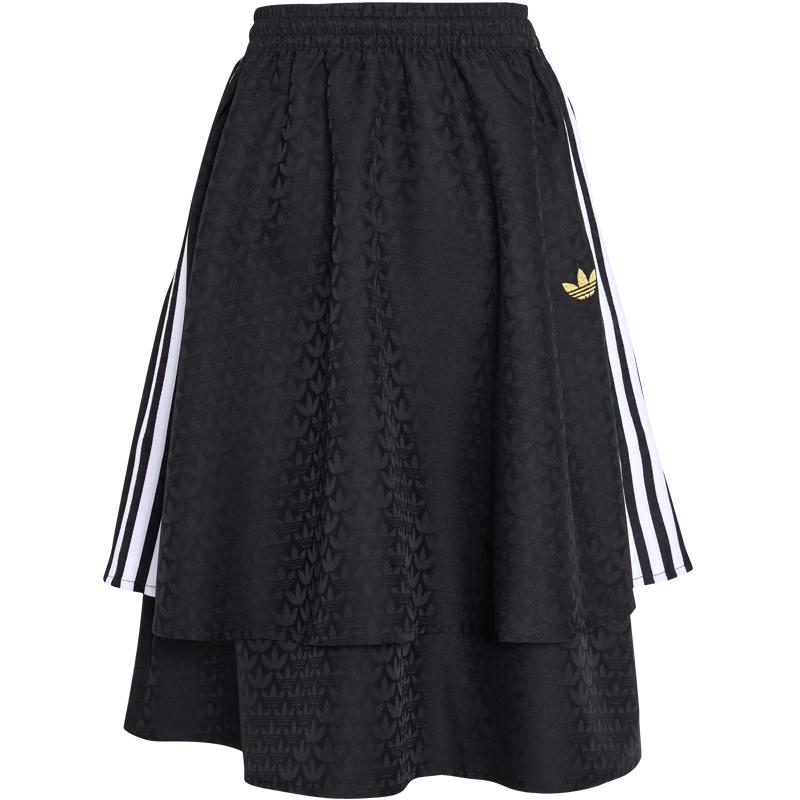 Adidas Girls Trefoil Jacquard Woven Skirt KT4999 140