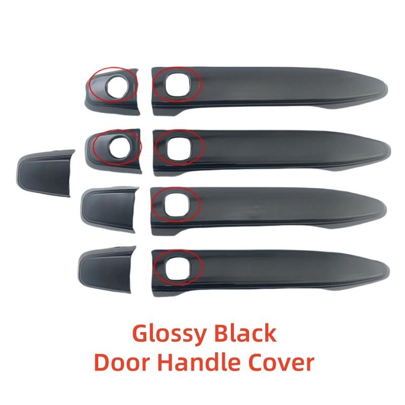 Gloss Black Car Accessory Door Handle Bowl Covers Trim Paste Style For Lexus LS430 LS 430 2001 2002 2003 2004 2005 2006