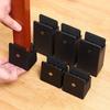 Set of 4 Sturdy Plastic Bed Risers 2Inch Thick Leg Extenders Accessory for Desk Chair Sofa Storage Solution Use