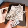 Ins Temperament Silk Georgette Silk Scarf Women's Summer Thin Neck Silk Scarf High-end Silk Streamer