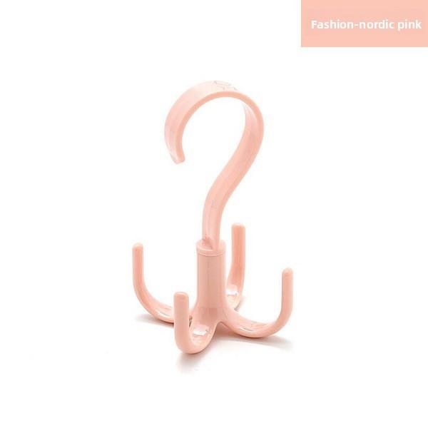 Rotatable Wardrobe Hook At Four Corners of Household Bedroom