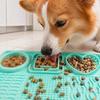 Slow Feeder Dog Bowl Mat Silicone Pet Feeding Tray Non Slip Durable Design for Preventing Choking and Promoting Healthy Eating Habits