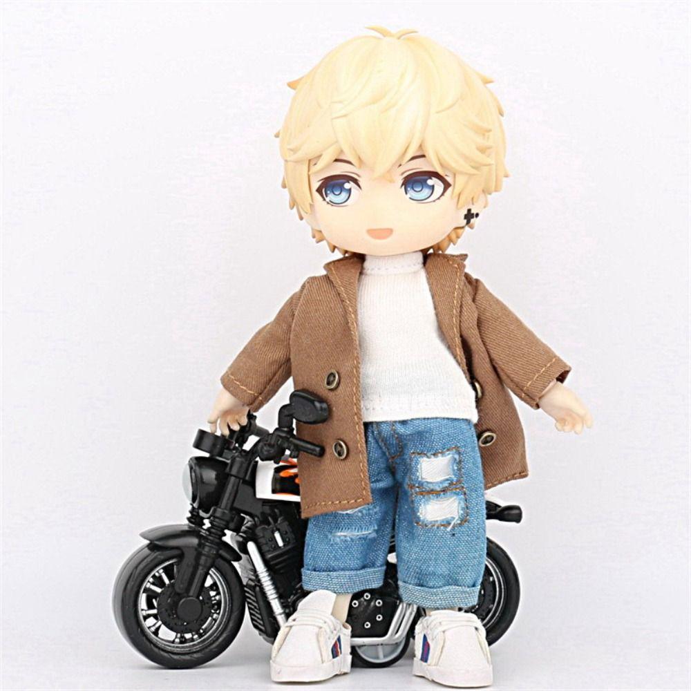 Cool Jackets OB11 Windbreaker Coat Long Coat Doll Clothes Fashion Doll Coat Jackets  Kids Gift