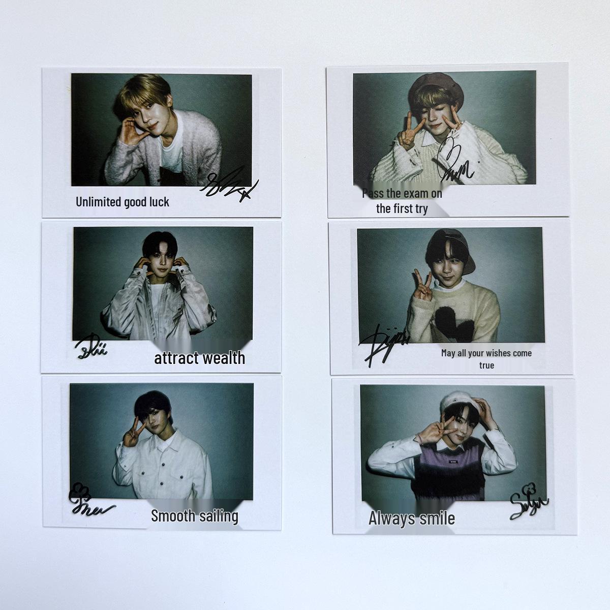 NCT WISH Garden Poppop Instant Camera Small Cards & Bonus Cards Set