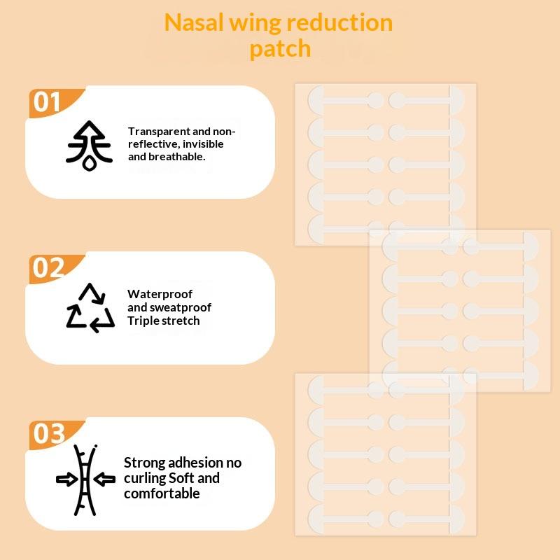 10/20/30 Sheets Nasal Stickers Nasal Wing Patches Dumbbell Nose Wing Stickers Shrink The Nostrils Shaper Face Care Tool