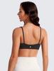 CRZ YOGA Sport Yoga Rundhals Asiatisch XS BH, BH, Camisole, Kabellos, Mit Cups, Schnelltrocknend, Stretch, Passform, Butterluxe, Schwarz,