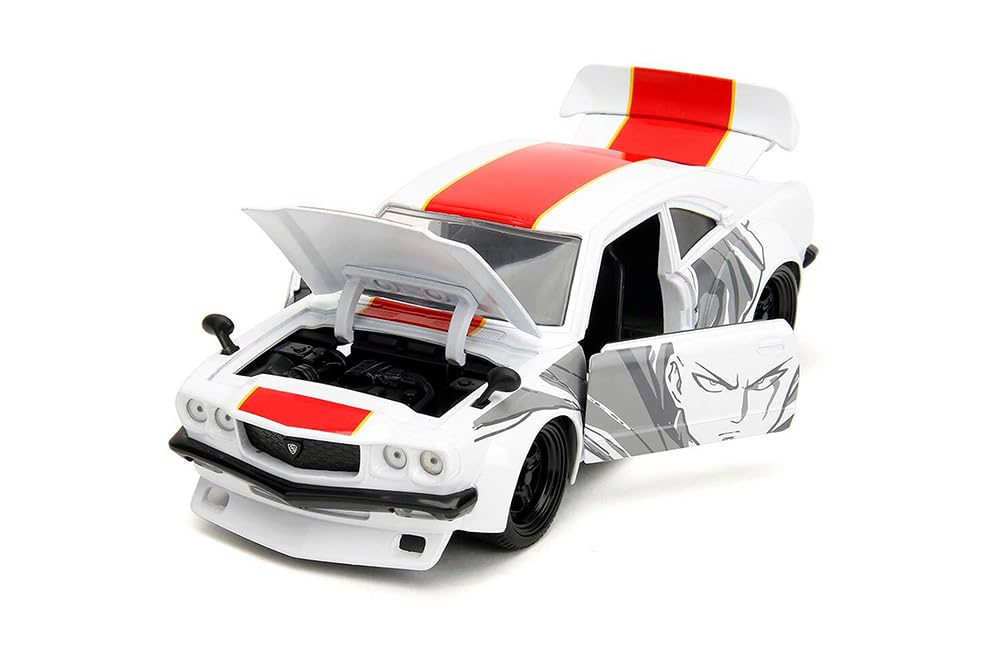 One Punch Man Goods 7cm Saitama Figure Scale 1974 Mazda Diecast Car JadaToys & 1/24 RX-3 [Item]