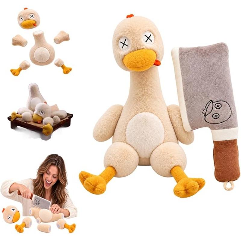 Magnetic Duck Plush Detachable Cute Funny Plush Fidget Toy Cartoon Stuffed Animal Doll for Kids Adults Friends Home Nursery