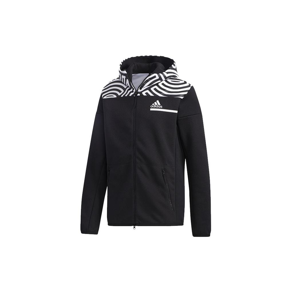 Adidas X Hiroko Takahashi ZNE Hoodie Loose Fit Sport Jacket Men Outerwear Black GN5670