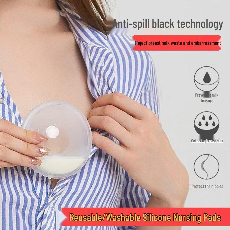 Silicone Breast Milk Collector: Leak-Proof and Portable for Postpartum Feeding