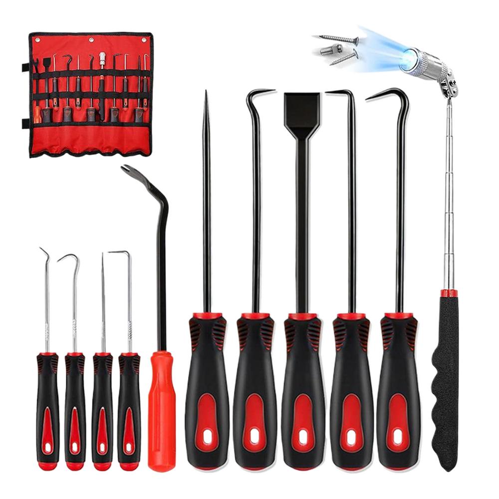 Car Maintenance Tool Set Car Metal Repair Tool Kit 11PCS Auto Repair Tool Set Hook And Pick Set For Repairing Car Motorcycle