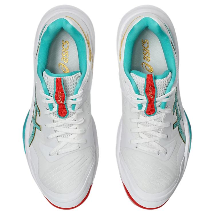 New Asics Sky Elite FF 3 Abrasion Resistant Support Low Top Training Shoes Women's White Blue 1052A088-960