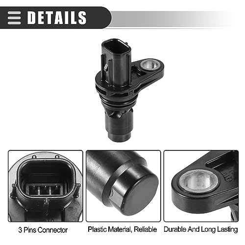 Motoforti Senzor de Poziție a Arborelui cu Came Senzor CPS pentru Toyota 4Runner 2005-2014 ABS Metal Nu. 90919-05060 Negru