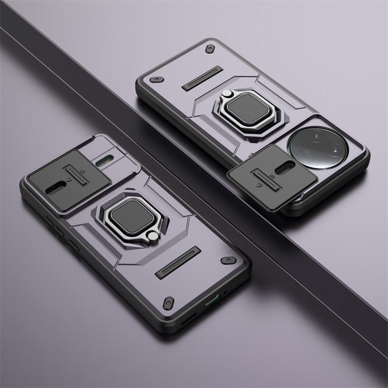 For Xiaomi Poco F7 Pro Case Slide Camera Len Cases Xiaomi Poco F7 Pro 5G Cover Shockproof Armor PC Cover For Xiaomi Poco F7 Pro