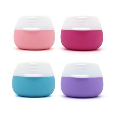 20ML Silikonová cestovní lahvička Přenosná krabička na krém/lotion Lahvička na pilulky Macaron Kosmetická krabička na podkladovou bázi