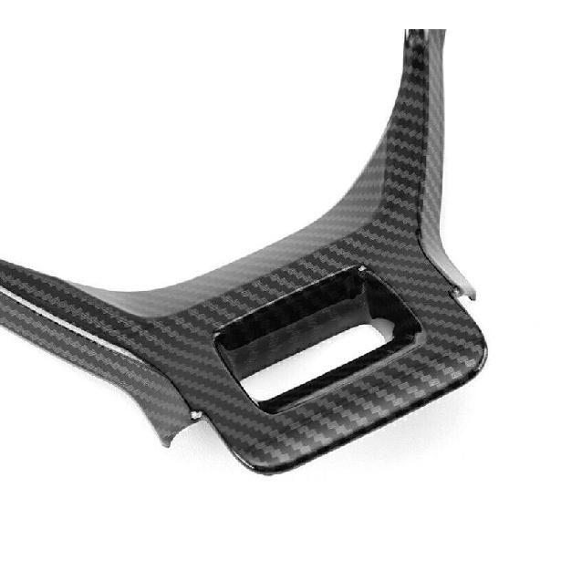 For Kia K5 Optima 21-2024 Carbon Fiber Steering Wheel U Type Cover Trim 1PCS