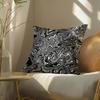 Fluid Wave Art Cushion Cover Soft Short Plush Pillow Cover Smooth Cozy Texture Aesthetic Cushion Case Home Decor