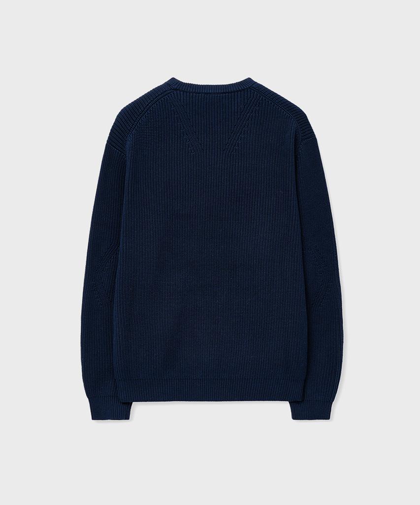 INTEMPOMOOD Hazzi Elbow Volume Pullover_Navy