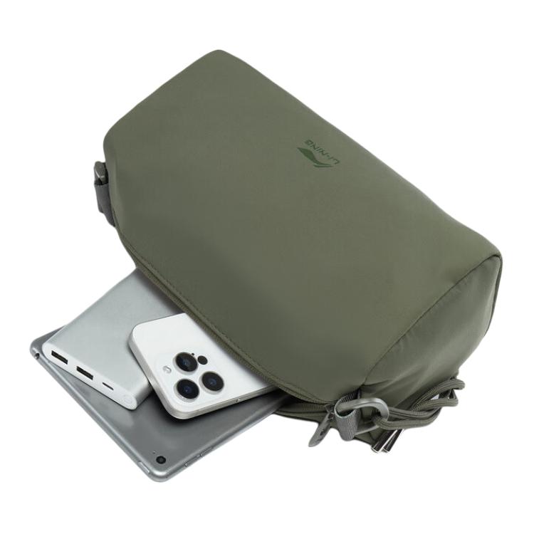 Neue LiNing Nylon Umhängetasche Unisex Teegrün ABDV155-2