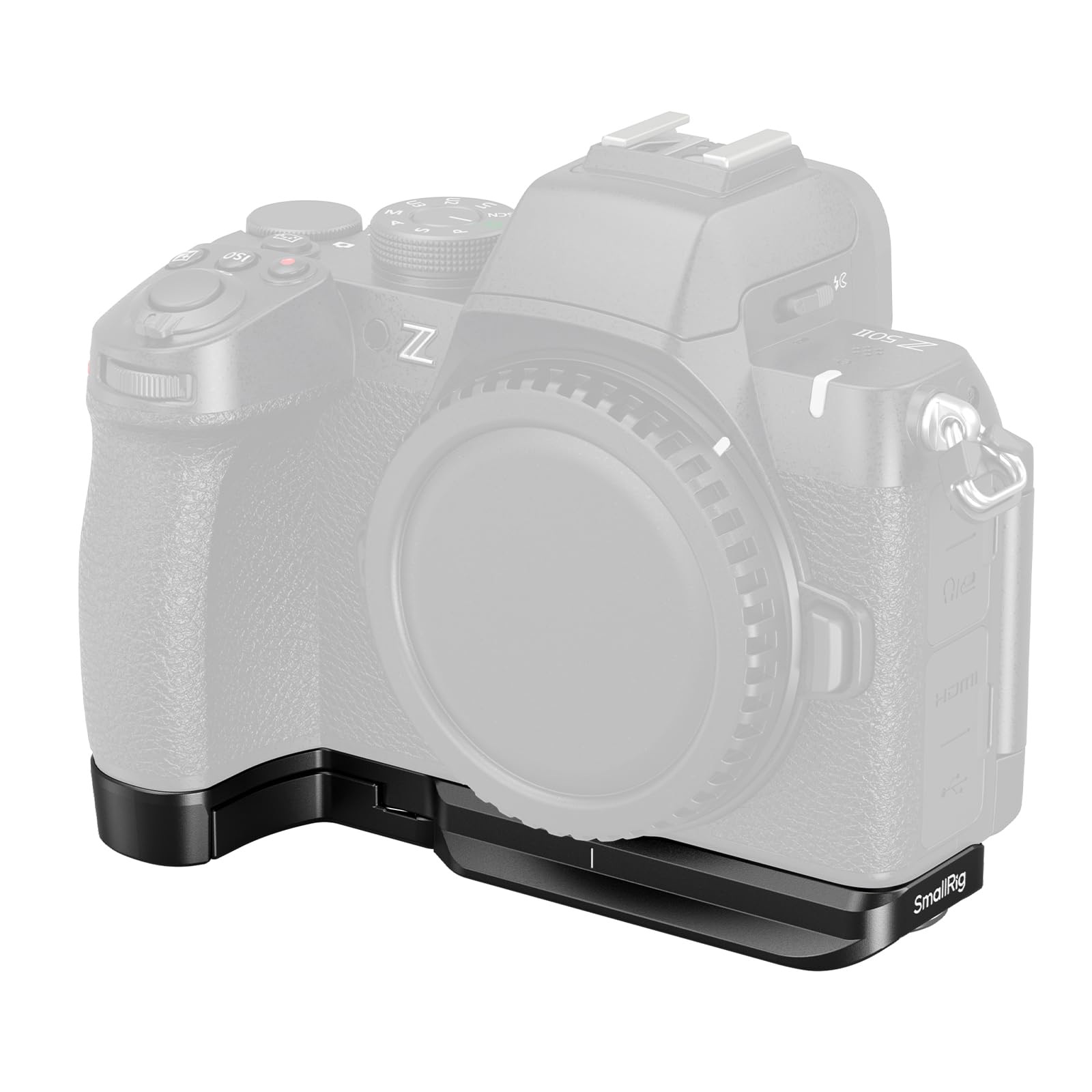 

SmallRig Z50 II Bottom Mounting Plate for Aluminum Alloy Bottom Mount Plate for Arca Quick Release with Threaded QD and Strap Hole Nikon, 1/4 -20
