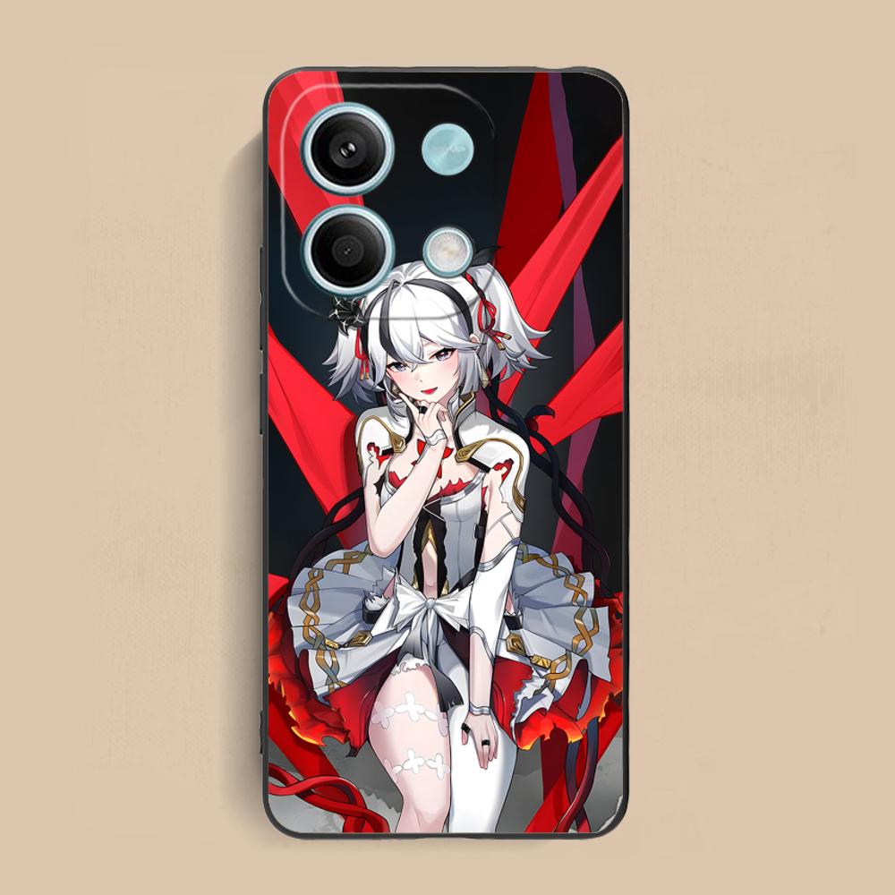 Wuthering Waves Camellya Phone Case for Xiaomi Redmi Note 14 13 12 11 S Pro Plus 4G 5G Colorful Printing Cover Pretty Cellphones