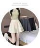 150 New Gray Wide-Leg Ballet Shorts for Petite Women - High Waist, A-Line Casual Sports Pants
