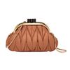 Belle Weiches Lammleder Umhängetasche Damen Handtaschen Cognac 5BK011-N88-F0046-V-OOO