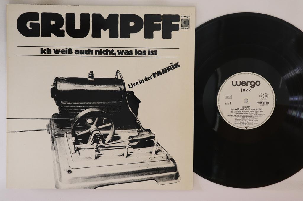 LP Record GRUMPFF - Ch Weis Auch Nicht, Was Los Ist (Li WER80005 WERGO 1981 Germany Jazz Used