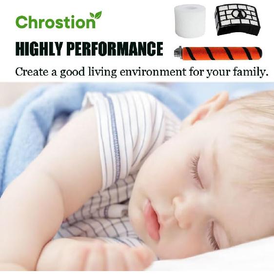 Replacement For Shark APEX DuoClean AZ1002 AZ1000 AZ1000W AX950 AX951 AX952 Vacuum,Part # XFF650 & XHF650 & 1173FT950,1 Soft Brush Roller, 2 Hepa