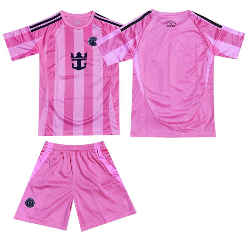 2025-26 Inter Miami pink home kit #10 Messi #9 Suárez, new style Football Jerseys 16