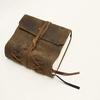 17.78 Cm Leather Journal with Recycled Handmade Paper Diary with Tie Knot