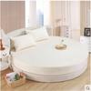1PC Waterproof Round Cartoon Printed Bed Fitted Sheet with Elastic Single/Queen/King Mattress Cover (without Pillowcase)