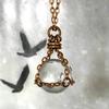 Natural Crystal Holder Necklace Colorful Stone Mesh Pocket Pendant Choker Adjustable Chain Neckchains for Women Girl