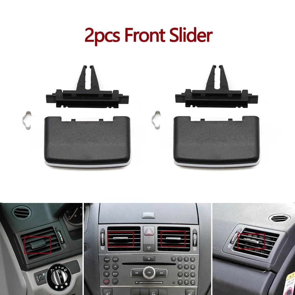 

LHD RHD W204 Кондиционер AC Вентиляционная решетка Выходная панель для Mercedes Benz C Class C200 C220 C230 C260 C300 C350 2007-2011 Front Grille Clips