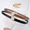 New Thin Belt Korean Version of Retro Pearl Decoration for Women's Thin Belt with Windbreaker Dress Waist Seal Waist Decoration