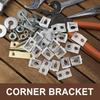 20Pcs 2020 Corner Bracket Aluminum Heavy Duty 2x2cm for 20mm Extrusion Frame Cnc Robotics 3D Printer Parts Corner Bracket