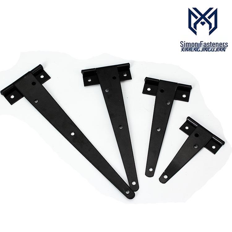 

Оцинкованная черная треугольная Т-образная петля для дверей и окон, 2-12 дюймов 2 inch black, no screws (35g)