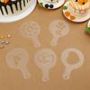 Baking Coffeeware Pastry Tools Coffee Stencil Biscuit Mold Cookies Mould Fancy Drawing Mold