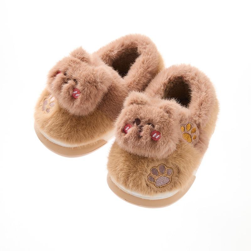 Хлопковые тапочки для девочек, милые тапочки с героями мультфильмов, осень и зима 14-15 size