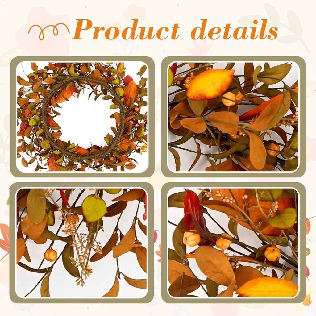 Hortenziový věnec Závěsná dekorace na dveře Simulační květina Styl Závěsná dekorace na zeď